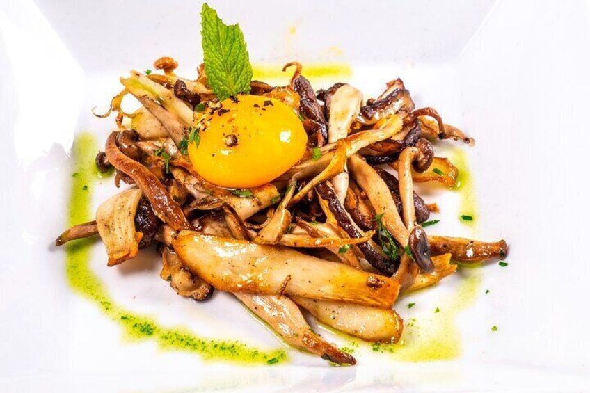 Gastronomic experience in mushroom cultivation