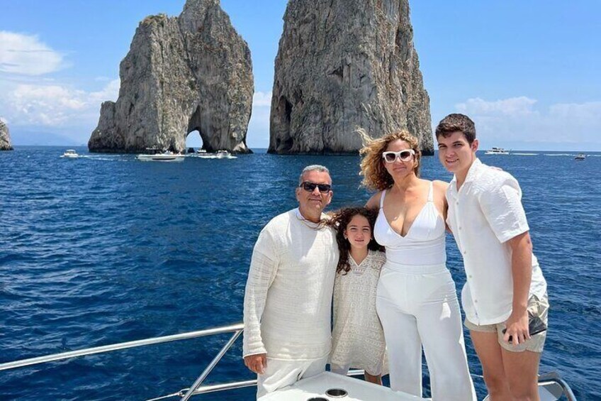 Jeanneau DB 43 “La Dolce Vita” Private Boat Tour to Capri from Naples