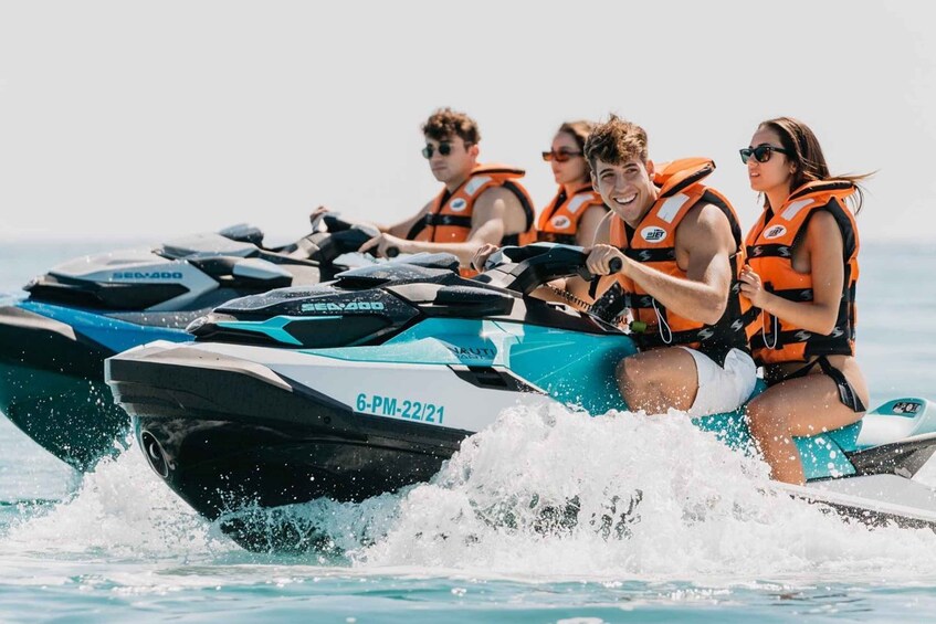 Picture 2 for Activity Peguera: Racing Car Drive and Jet Ski Combo Tour