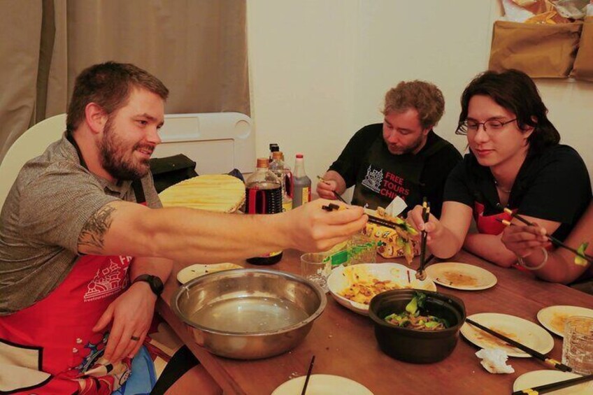 Enjoy the FEAST cooked by yourself!