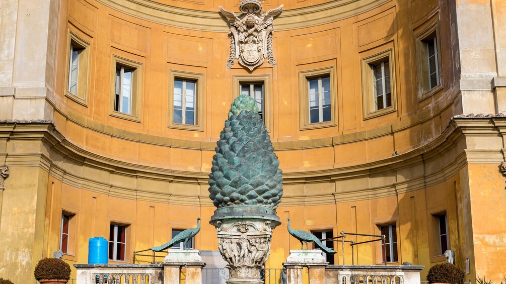 Statue outside of the Vatican museum in Rome
