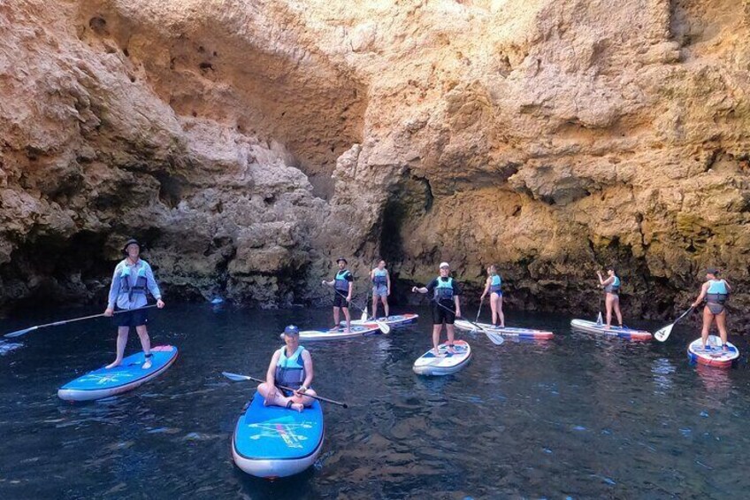 Guided Stand Up Paddle Tour in Lagos Ponta Da Piedade