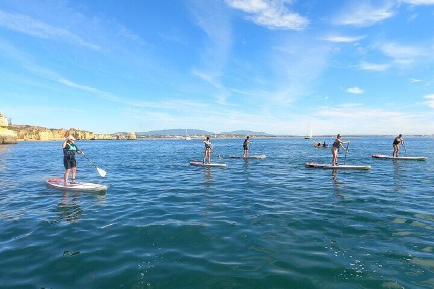 Guided Stand Up Paddle Tour in Lagos Ponta Da Piedade