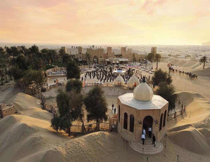 Dubai Desert Safari with 5-Star BBQ Buffet & Shows at Royal Fortress