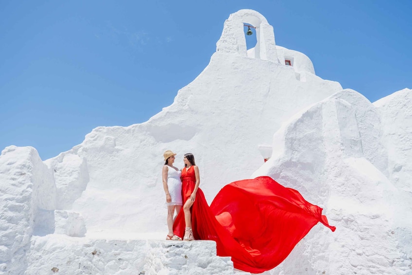 Picture 1 for Activity Mykonos: Flying Dress Photoshoot