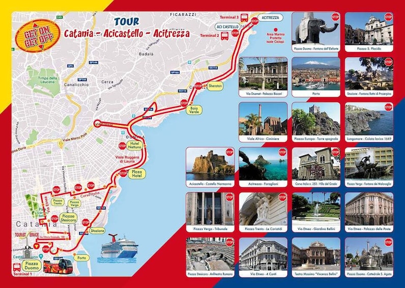 Picture 1 for Activity Hop on hop off bus catania-acicastello-acitrezza