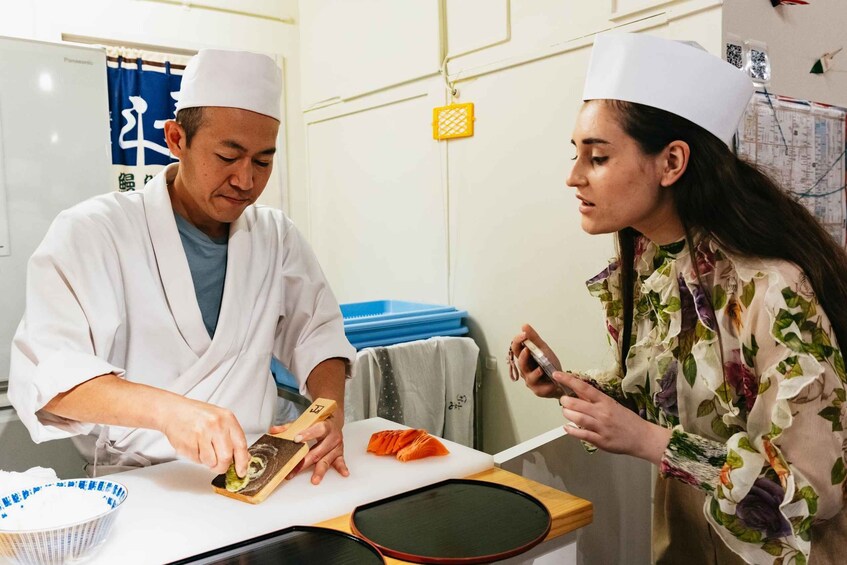 Picture 13 for Activity Tokyo: Tsukiji Fish Market Sushi Making Class with Pro Chef