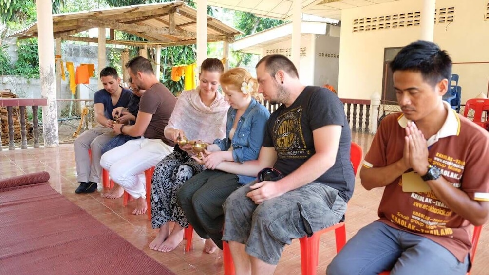 Tour group in Takuapa Old Town