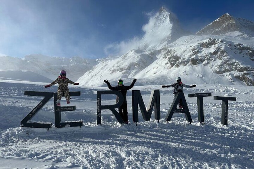  VIP Ski or Snowboard Lesson - Full Day Zermatt
