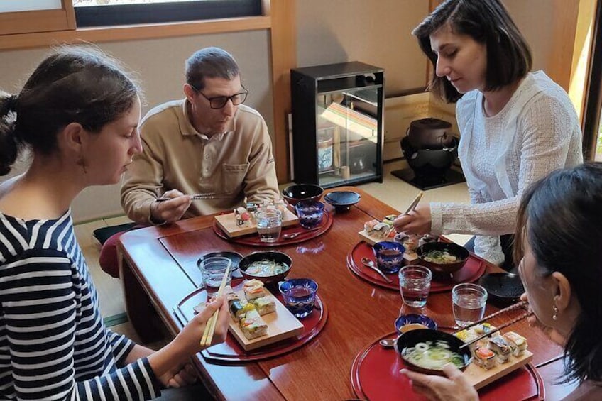 Tasting in Japanese room