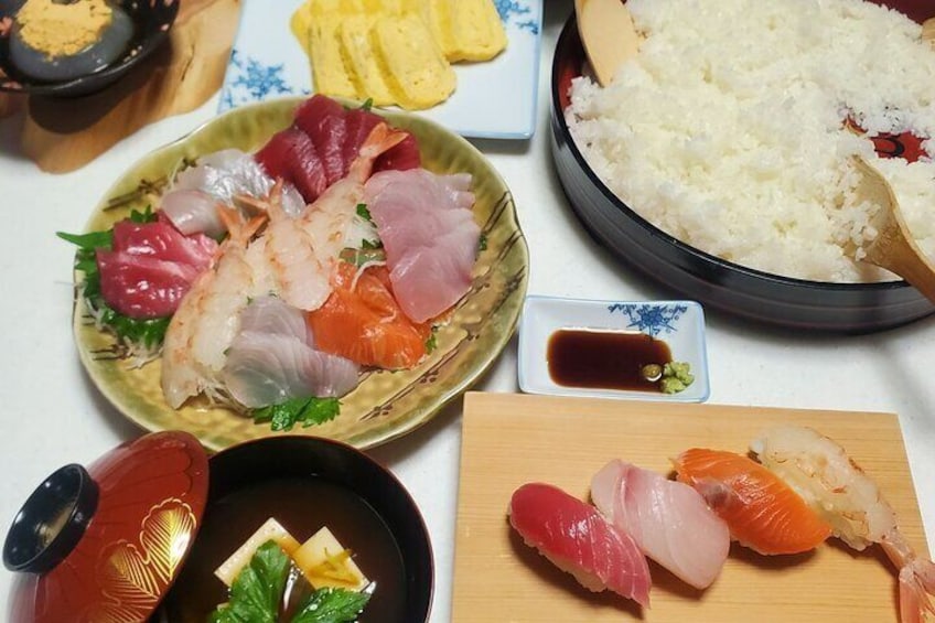Sushi-home party 1