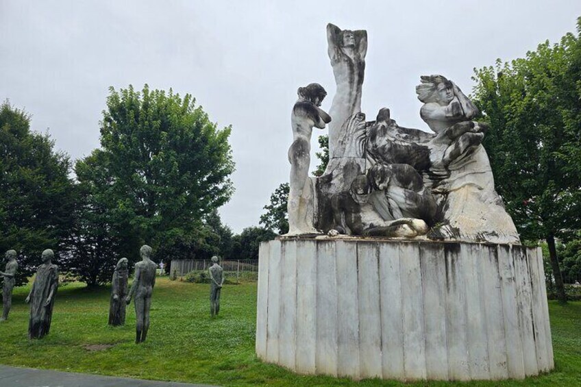 Monument to the fire in Santander