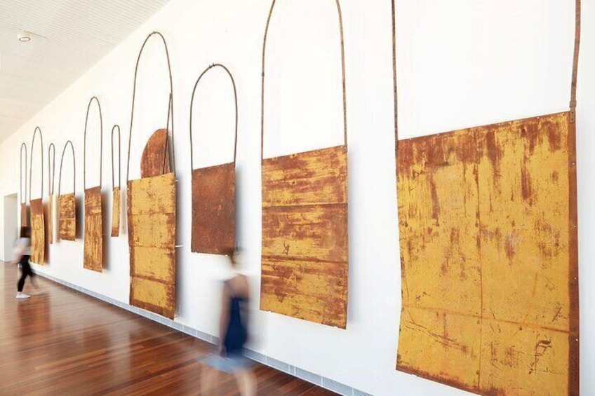 Installation View of Lee Mingwei's "Spirit House". Entery is via the Spirit House garden in the North Building, of Art Gallery of New South Wales. © Art Gallery of New South Wales, photo, Diana