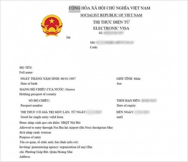 Single Entry E-Visa Vietnam + Fast track Arrival + Airport Transfer