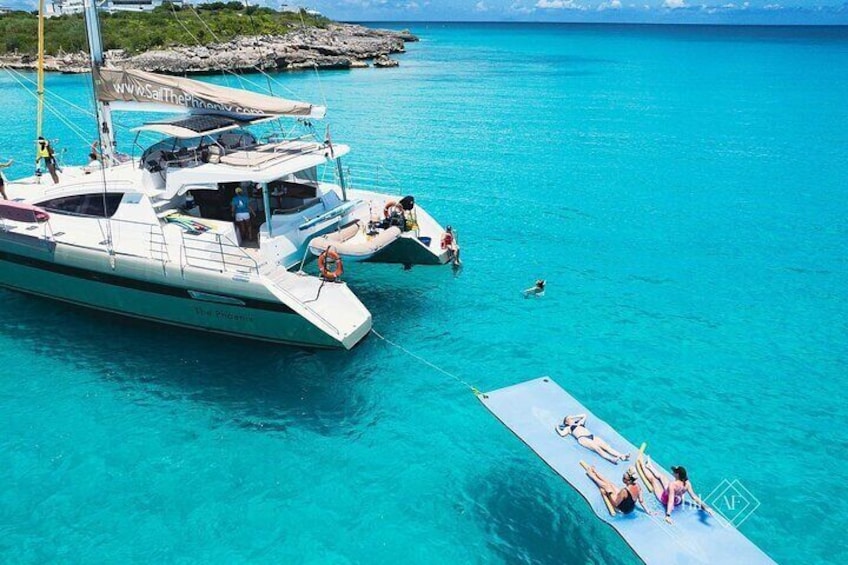 5 Hour Luxury Catamaran Day Sail in Sint Maarten on The Phoenix