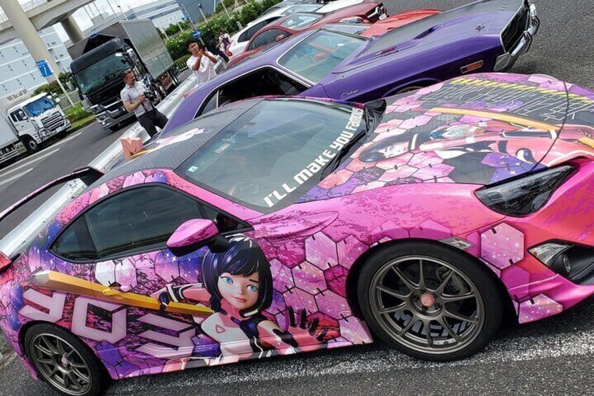 JDM Itasha trip to famous car meet up spot Daikoku Parking 
