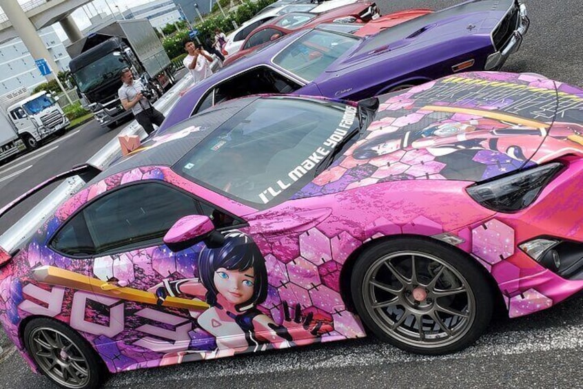 JDM Itasha trip to famous car meet up spot Daikoku Parking
