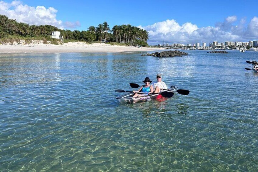 Clear Kayak Peanut Island Guided Tour Palm Beach Singer Island
