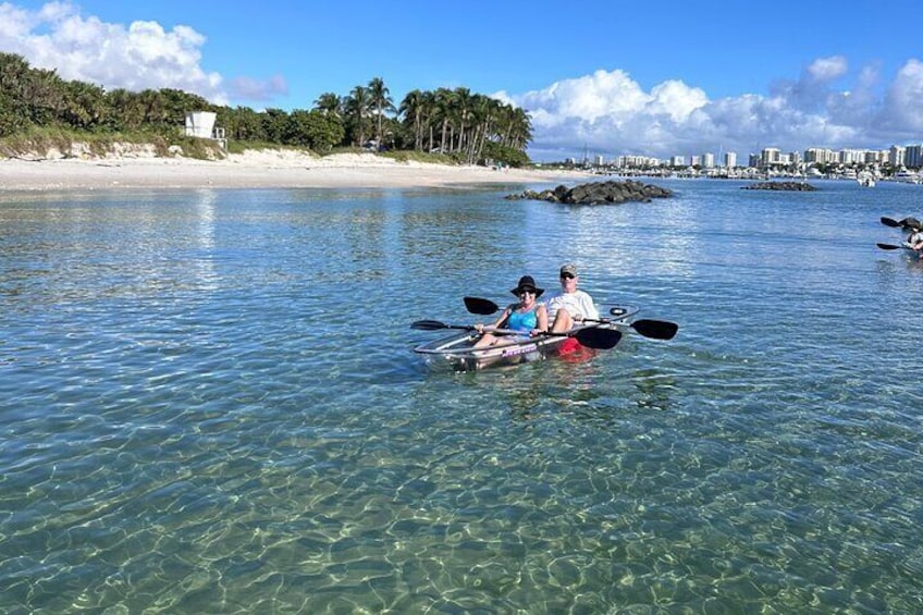 Clear Kayak Peanut Island Guided Tour Palm Beach Singer Island
