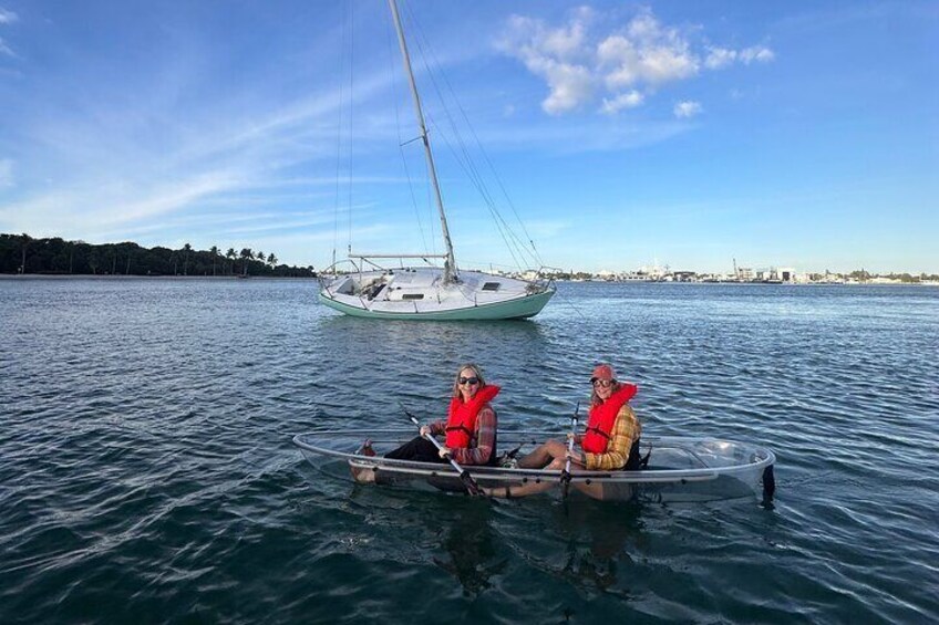 Clear Kayak Peanut Island Guided Tour Palm Beach Singer Island