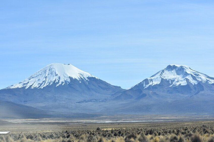 Pomarape & Párinacota Volcanoes