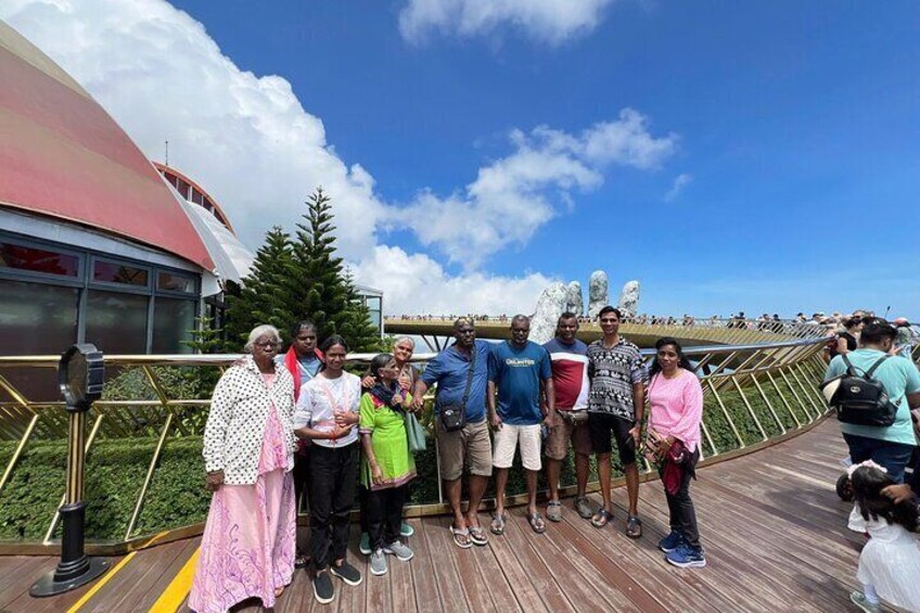 Full-Day Private Tour in Golden Bridge and Ba Na Hills
