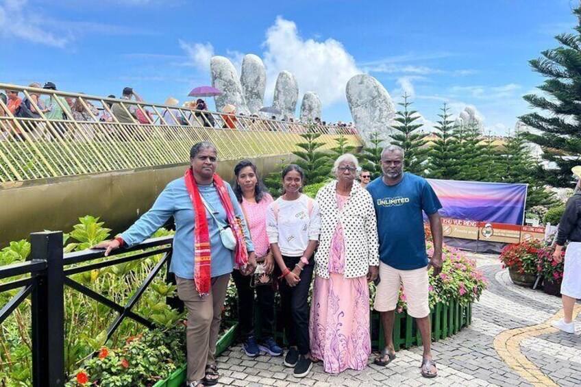 Full-Day Private Tour in Golden Bridge and Ba Na Hills