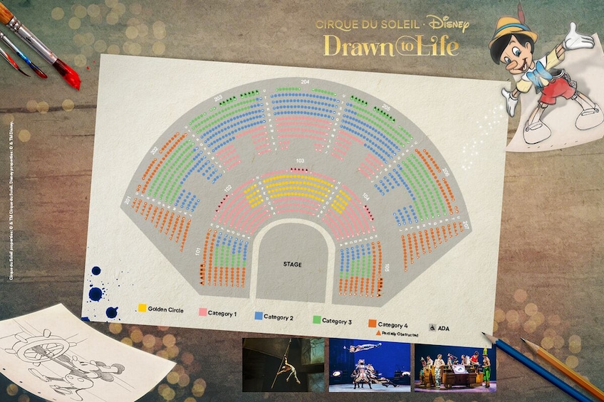Drawn to Life presented by Cirque du Soleil and Disney