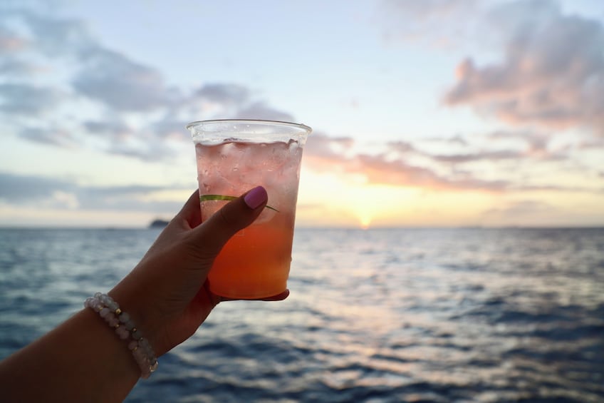 Waikiki Sunset Catamaran Cruise with dinner, Fireworks on Fridays