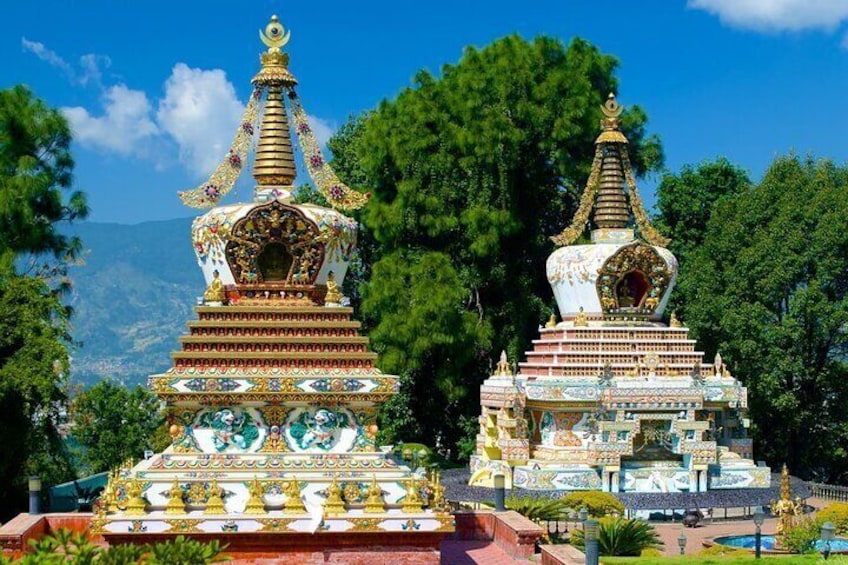 Kathmandu: Kopan Monastery, Swayambhu and Boudha Nath Stupa Tour