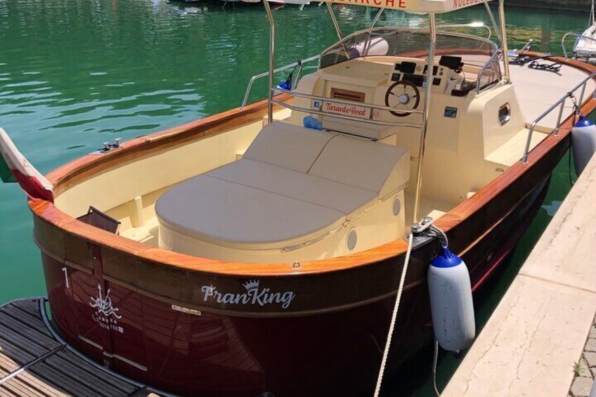 Costa Di Taranto/Leporano boat experience