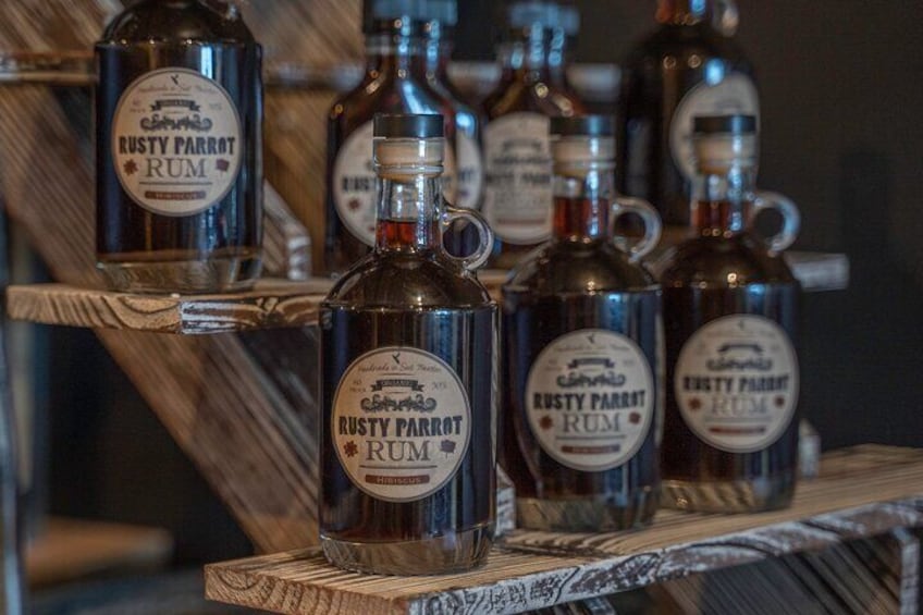 Homemade Hibiscus Rum