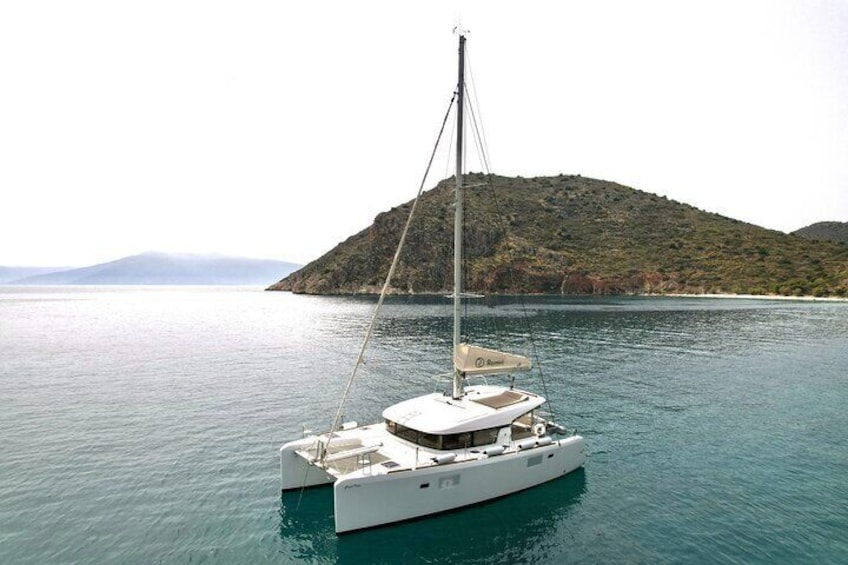 Nafplio Catamaran Full Day Sailing Private Cruise