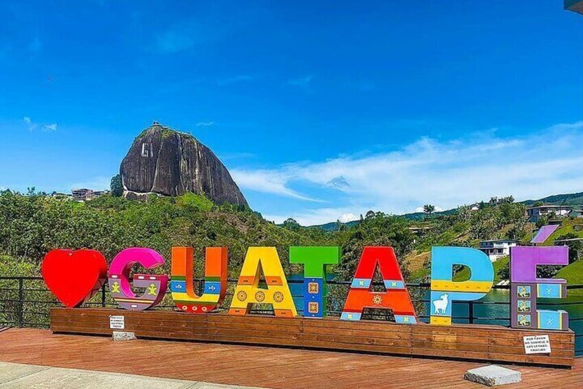 Excursion to Guatapé and the Rock Stone in Medellin 