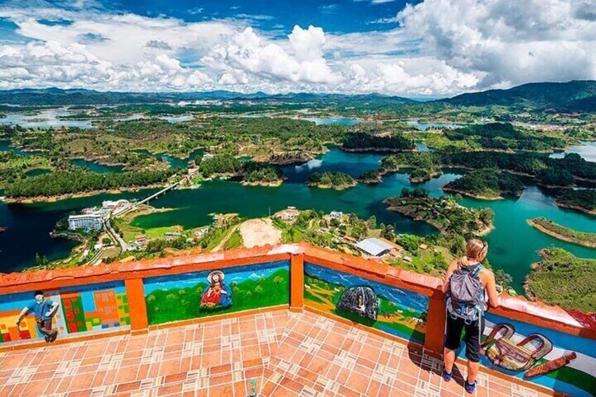 Excursion to Guatapé and the Rock Stone in Medellin 