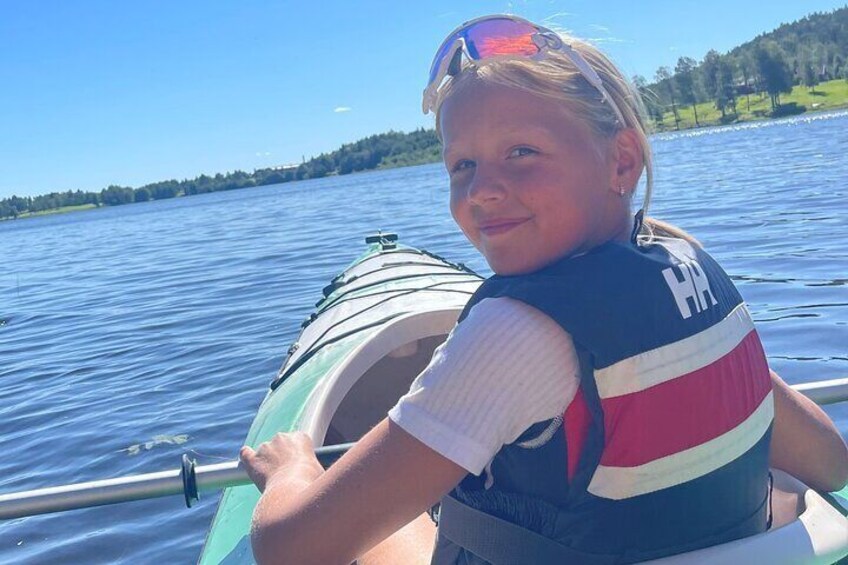 Kayak and Canoe Tour in Lake Bogstad