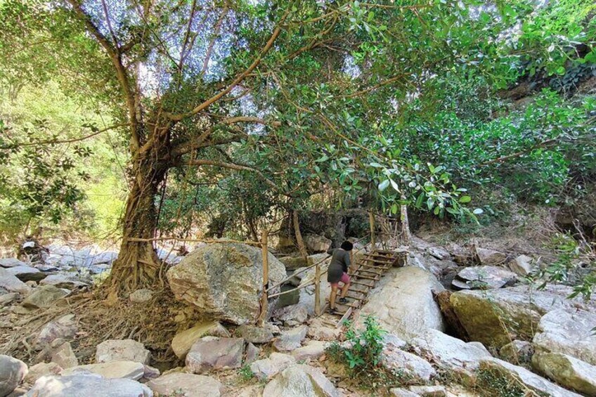 Explore a hidden waterfall with stunning views