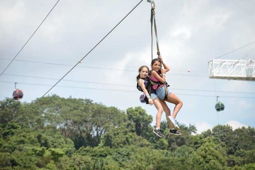 MegaZip Tandem at Mega Adventure