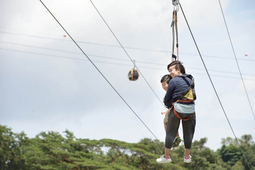 MegaZip Tandem at Mega Adventure