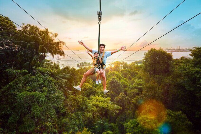 MegaZip Tandem at Mega Adventure