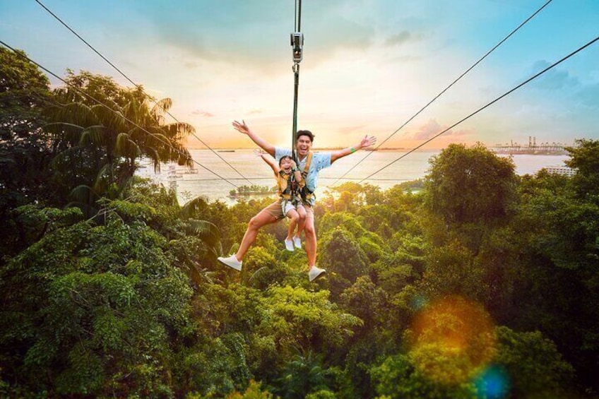 MegaZip Tandem at Mega Adventure