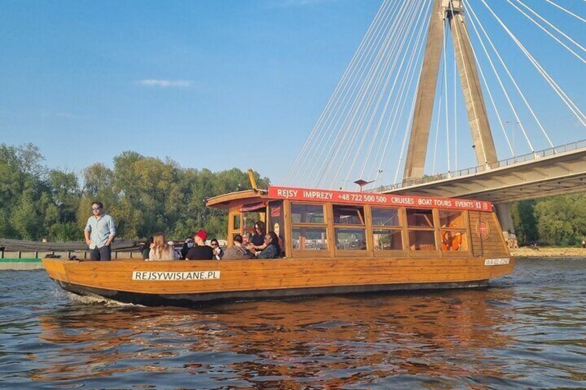 Warsaw Vistula River Evening Cruise with Welcome Drink