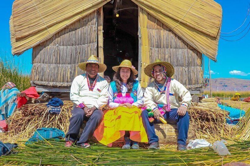 Sharing moments in the Uros