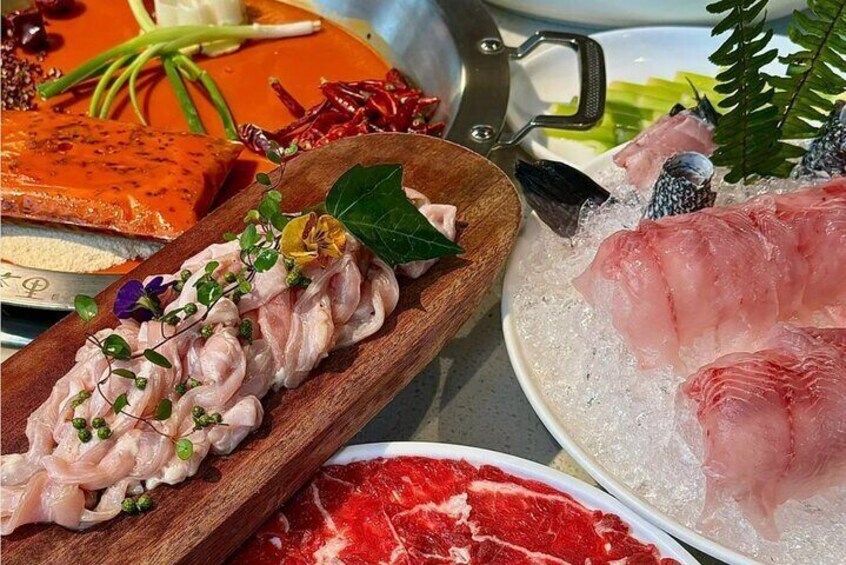 Hot pot for Lunch 