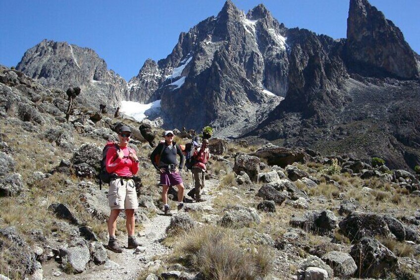 5 Days Mount Kenya Climbing via Sirimon Route