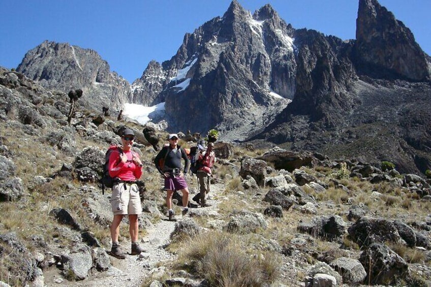 5 Days Mount Kenya Climbing via Sirimon Route