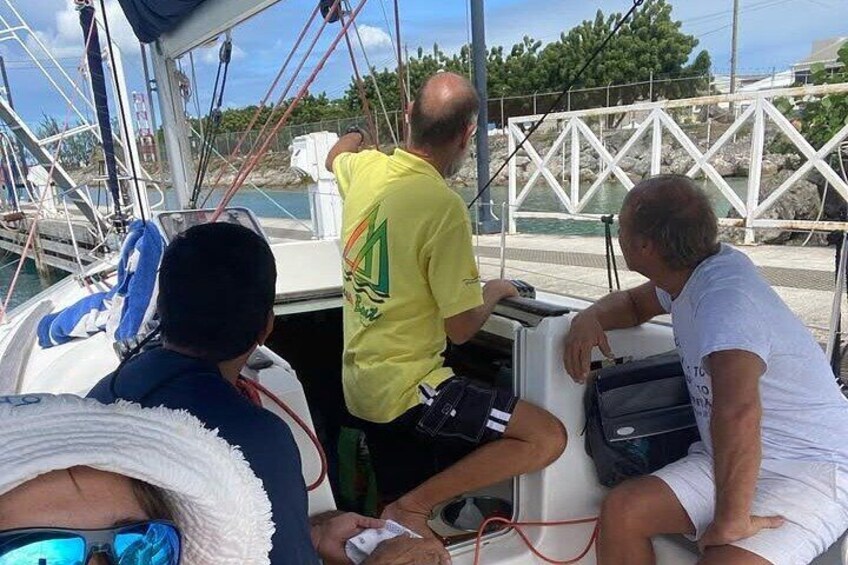 Barbados Interactive Sailing Experience on 32 foot sailing yacht