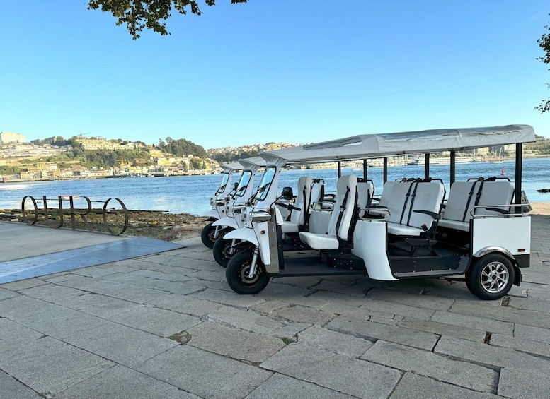 Picture 1 for Activity Porto: Private Tuk-Tuk Tour with Short Walks and Wine