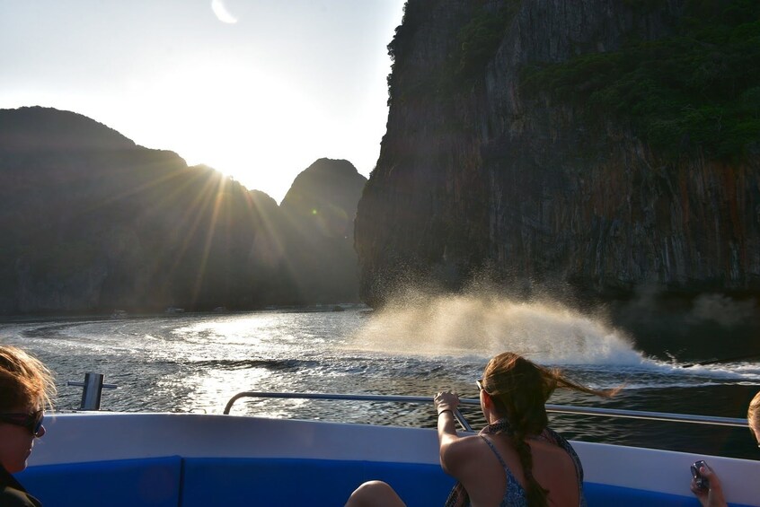 View from a boat near Phi Phi Island