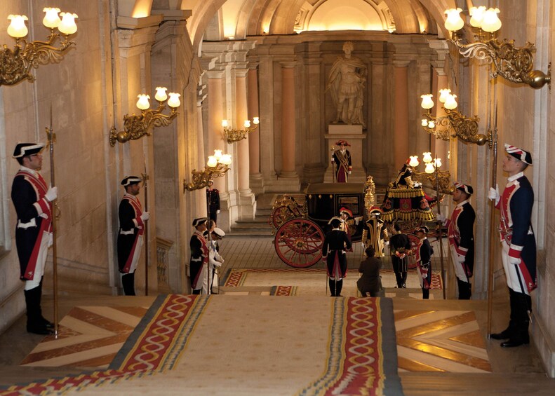 View inside the Royal Palace of Madrid